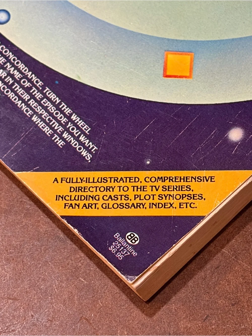 Vinatge-1976 BJO TRIMBLE- Star Trek Concordance- Based on a concept by Dorothy H